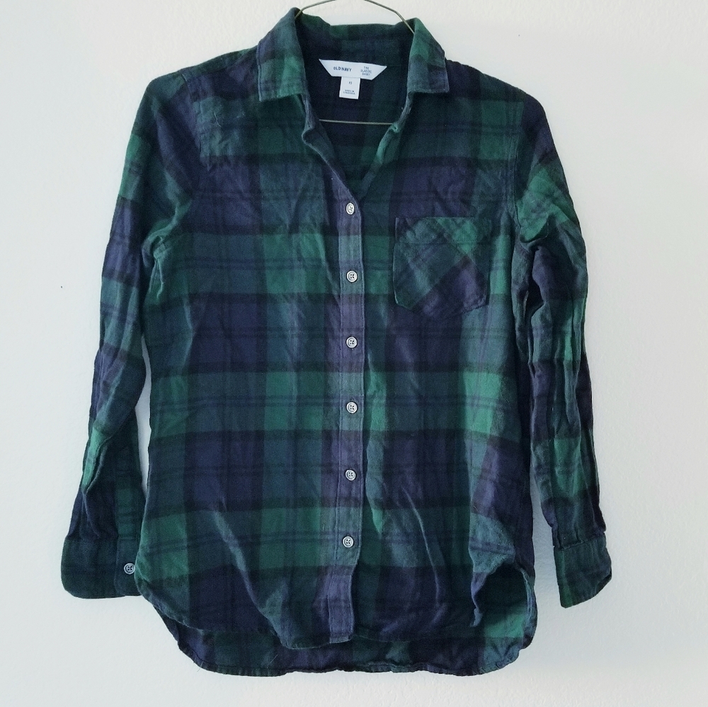 Fall Plaid Shirt XS
